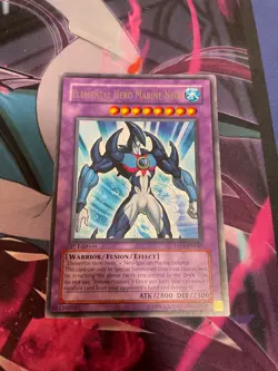YUGIOH - ELEMENTAL HERO MARINE NEOS - RARE - TAEV - 1ST ED - LP - Image 1