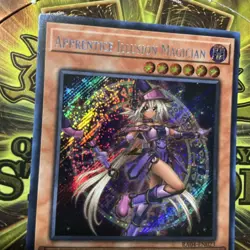 Yugioh Apprentice Illusion Magician RA04-EN023 Secret Rare 1st Ed Near Mint - Image 2
