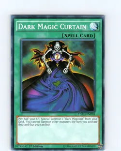 Yu-Gi-Oh TCG Dark Magic Curtain YGLD-ENB18 1st Edition Common Card NM - Image 1