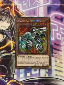 Yugioh Machina Fortress Platinum Secret Rare RA03 - Image 1