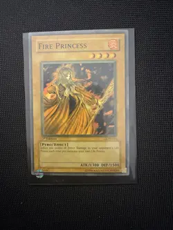 Konami Yu-Gi-Oh! TCG Labyrinth of Nightmare Fire Princess 1st Edition LON-034 - Image 1