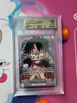 Monkey D. Luffy Alt Art Leader OP05-060 Awakening of the New Era BGS 10 - Image 1