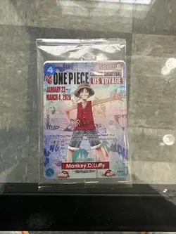 One Piece TCG Monkey D Luffy College Basketball US Voyage Promo P-055 - Image 1