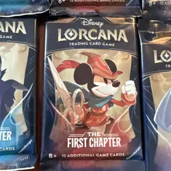 NEW SEALED Disney Lorcana TCG The First Chapter English 12x Booster Packs - Image 3