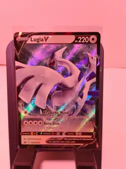 Pokemon TCG Lugia V SWSH301 Black Star Promo Card Sword & Shield (Near Mint) - Image 1