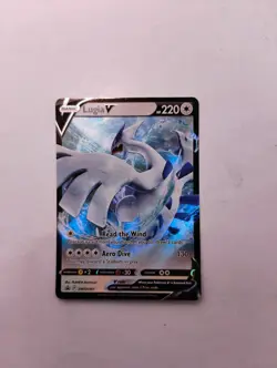 Pokemon TCG Lugia V SWSH301 Black Star Promo Card Sword & Shield (Near Mint) - Image 3