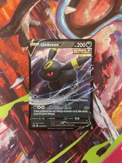 Umbreon V - SWSH203 - Pokemon Sword & Shield Promo Ultra Rare Holo Card NM - Image 1