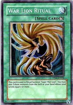 War-Lion Ritual PP02-EN002 Yu-Gi-Oh! Card Light Play Unlimited - Image 1