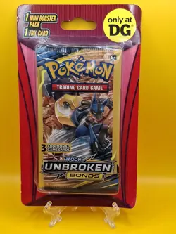 Pokemon DG Mini Blisters sealed - SUN & MOON Unbroken Bonds 3 CARDS Per Pack - Image 1