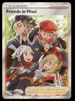 Pokemon Cards Friends in Hisui 148/159 Crown Zenith Rare Ultra NM - Image 1
