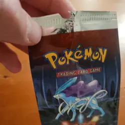 Suicune CLEAN 2001 Pokemon Card Game (TCG) - Neo Revelation Empty Booster Packs - Image 4