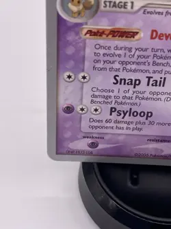 Espeon ex 102/115 2006 World Championships Ultra Rare Pokemon Card LP - Image 4