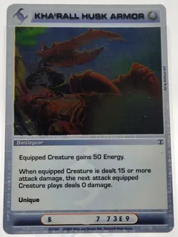 Chaotic Card : Kha'rall Husk Armor Beyond The Doors Rare Battlegear - Image 1