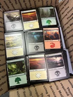 Magic the Gathering 4000+ CARD LOT Basic Land collection - FREE SHIP - Image 1