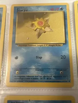 Pokemon TCG Base Set 9 card lot. Commons. Cards shown will be the ones you get - Image 3