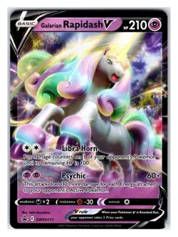Pokemon TCG - Galarian Rapidash V - SWSH: Sword & Shield Promo Cards SWSH111 Pro - Image 1