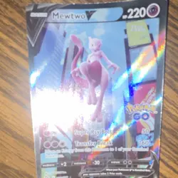 Mewtwo V Pokemon GO Holo Card 072/078 English 2022 Basic Pokemon V - Image 2