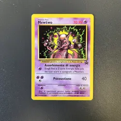 Pokemon Card Mewtwo Promo 14 Wizards Black Star Promos ITA italiano Near Mint - Image 1