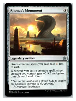 Amonkhet #236 Rhonas's Monument - Legendary - Image 1