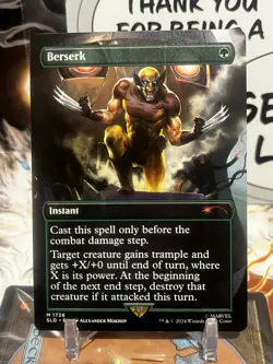 MTG | Berserk (1738) [Secret Lair Marvel Wolverine] - NF - Image 1