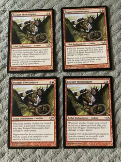 MTG Boggart Shenanigans x4 NM Elves vs Goblins Magic the Gathering - Image 1