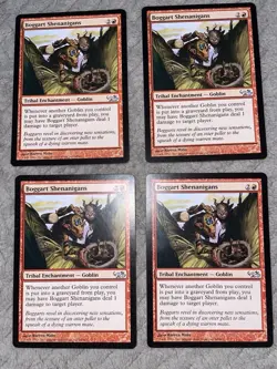 MTG Boggart Shenanigans x4 NM Elves vs Goblins Magic the Gathering - Image 2