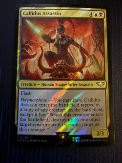 MTG Callidus Assassin Universes Beyond Warhammer 40K Surge Foil NM - Image 1