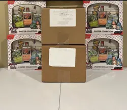 Case of 6 Pokemon TCG Scarlet & Violet 151 Poster Collection Box Factory Sealed - Image 1