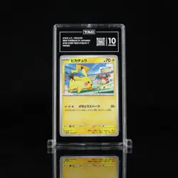 2023 Pokemon Japanese Gym Participation Prize Pikachu 120/SV-P TAG 10 Gem Mint - Image 1