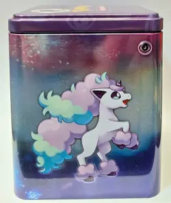 EMPTY Pokemon TCG: Gengar Purple Stacking Collectible Tin EMPTY - Image 3