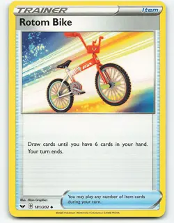 Rotom Bike #181/202 SWSH01: Sword & Shield Base Set - Image 1