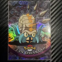 Pokemon Vintage 2000 Topps HOLO Omanyte 138 & Omastar 139 - Image 1