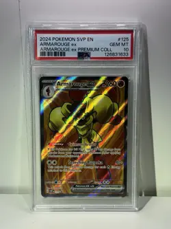 2024 POKEMON SVP EN-SV BLACK STAR PROMO #125 ARMAROUGE EX PSA 10 - Image 1
