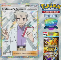 (EN) Professor's Research - Full Art - Professor Oak - Pokemon TCG Pocket BEST1 - Image 1