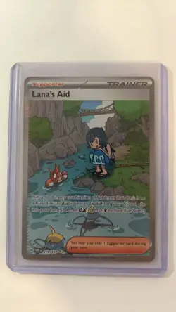 2024 Pokemon SV Twilight Masquerade TWM EN Lana's Aid #219/167 SIR NM - Image 1