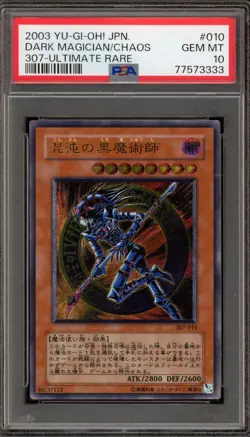 Yu-Gi-Oh! Dark Magician of Chaos Japanese Ultimate Rare 307-010 PSA 10 Gem Mint - Image 1