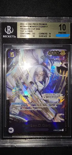 One Piece Garp ST06-012 BGS 10 treasure cup PSA - Image 1