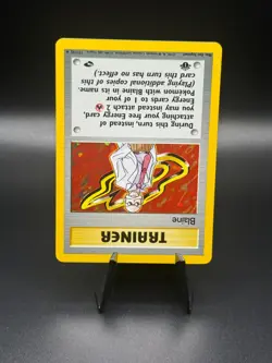 Gym Challenge 1st Edition Blaine Pokemon Card 17/132 NM Holo Rare - Image 2
