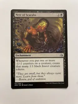 1x Nest of Scarabs Amonkhet Regular MTG Magic Card Uncommon (H) - Image 1