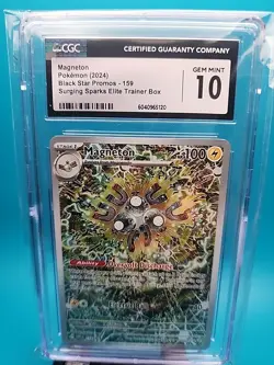 Magneton 159 Scarlet & Violet Surging Sparks ETB Promo Card - CGC Gem Mint 10 - Image 1