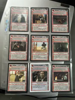 Star Wars CCG Cards. SWCCG Retired Cards Rare - Image 1