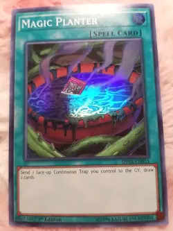 X2 Yu-Gi-Oh TCG Magic Planter SHVA-EN055 1st Edition Super Rare Card SHADOWS - Image 2
