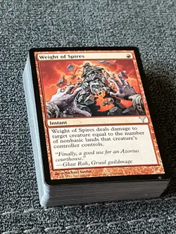 DISSENSION ~ Complete 60 Card UNCOMMON SET MtG Magic The Gathering - Image 1