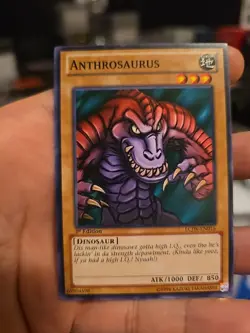 Yu-Gi-Oh! Anthrosaurus LCJW-EN016 1st Edition Common NM Card Legend Joey's World - Image 1