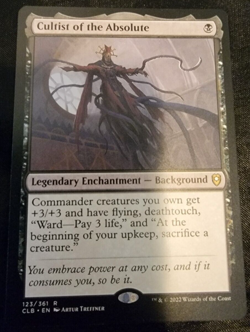 Cultist of the Absolute # 123/361 Battle for Baldur's Gate MTG Magic Cards - Image 1