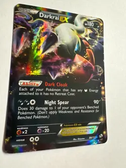 Darkrai EX 88/113 Legendary Treasures Holo Pokemon Card - Image 4