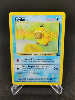 Psyduck 53/62 - Fossil - Common Pokemon Card - Near Mint Vintage 1999 - Image 1