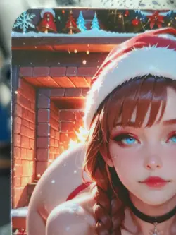 Anna Frozen Waifu Ribbons 🎀 Disney Spicy Lonestar Customs Christmas 2025 Card - Image 2