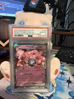 Team Rocket's Mewtwo ex 205 Sv: Scarlet & Violet Promo Cards Holo - Image 1