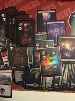 Mtg Magic The Gathering Black Land Lot Various Sets Foil 100 Qty Swamps NEO - Image 3